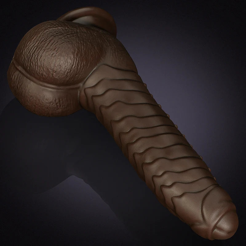 8.7Inch 3 Telescopic Modes Wireless Remote Control Heating Vibration Silicone Dildo