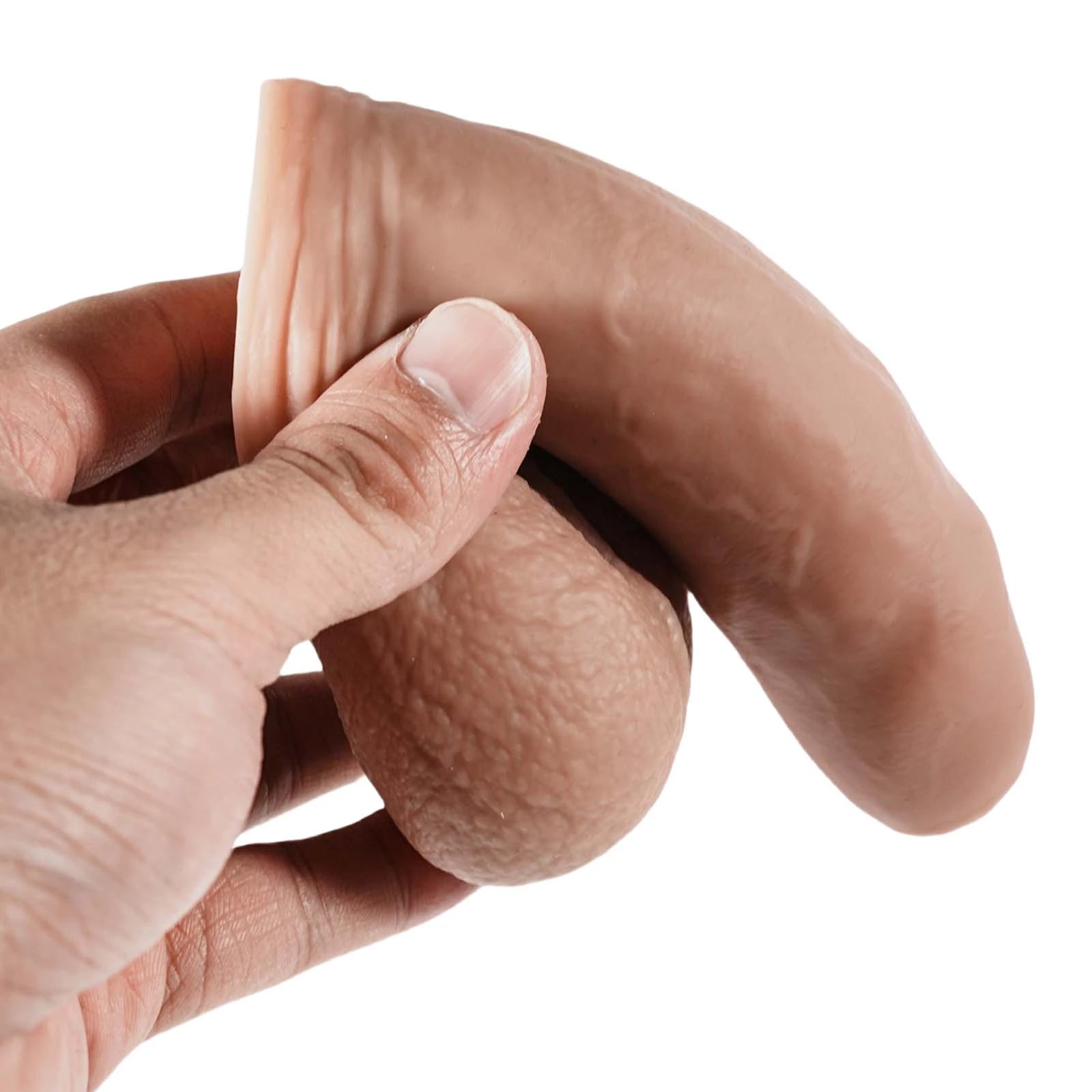 5.3" Soft Silicone Realistic Mini Dildo