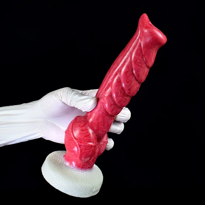 9.4Inch Large Realistic Wolf Dog Knot Dildo