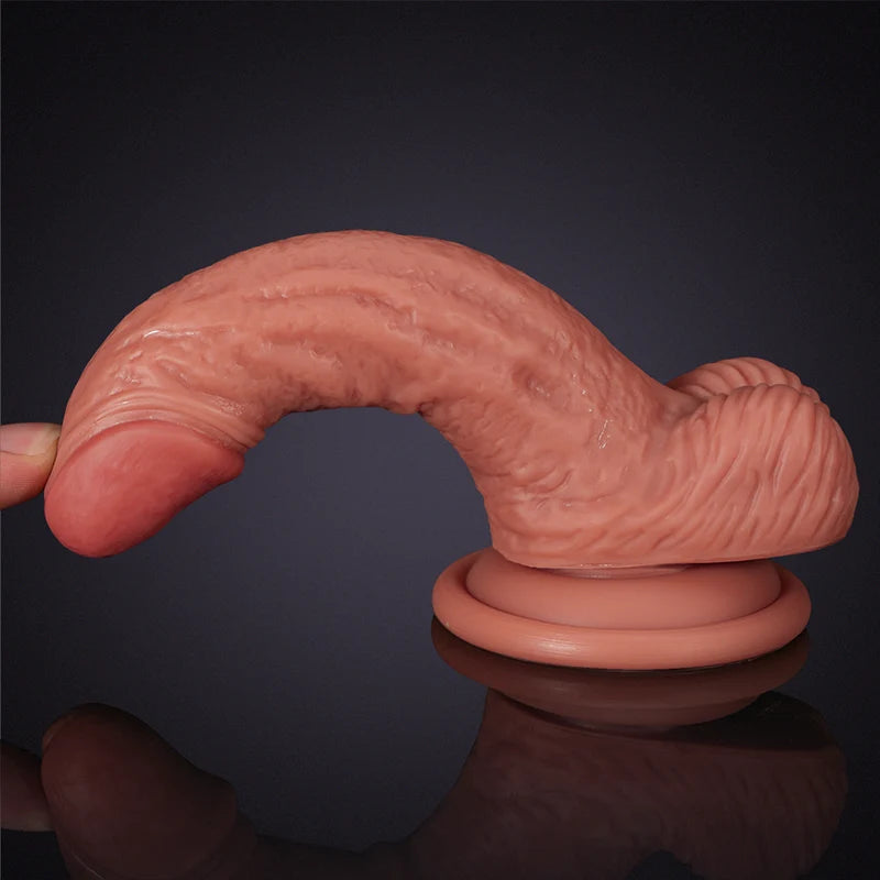 6.1Inch Realistic Silicone Small Dildo