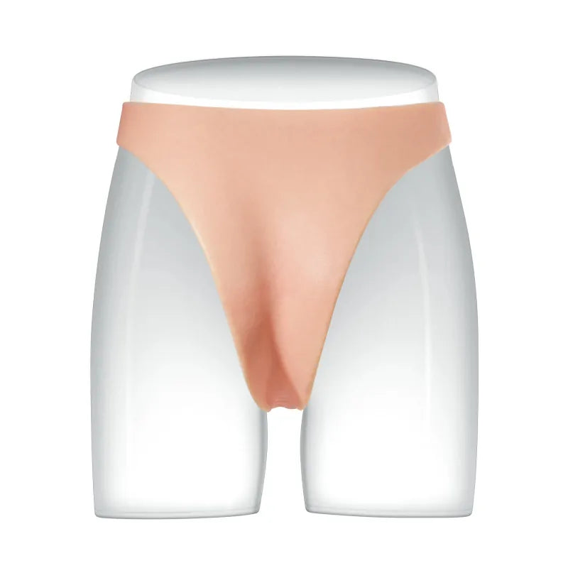 6.1" Lifelike Soft Silicone Strap-On Dildo with Cyber Skin