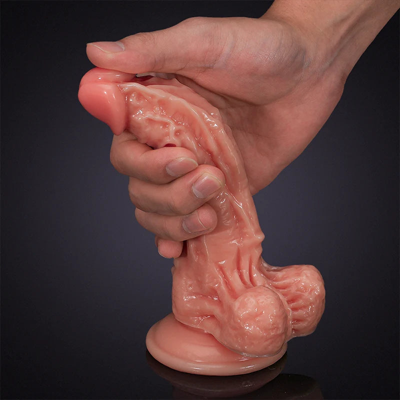 6.5Inch Soft Small Dildo With Testis