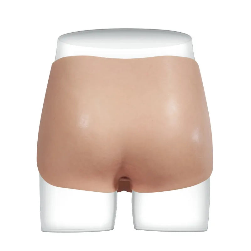 7.2" Full-Wrap Silicone Underwear Strap-On Dildo with Soft Cyber Skin