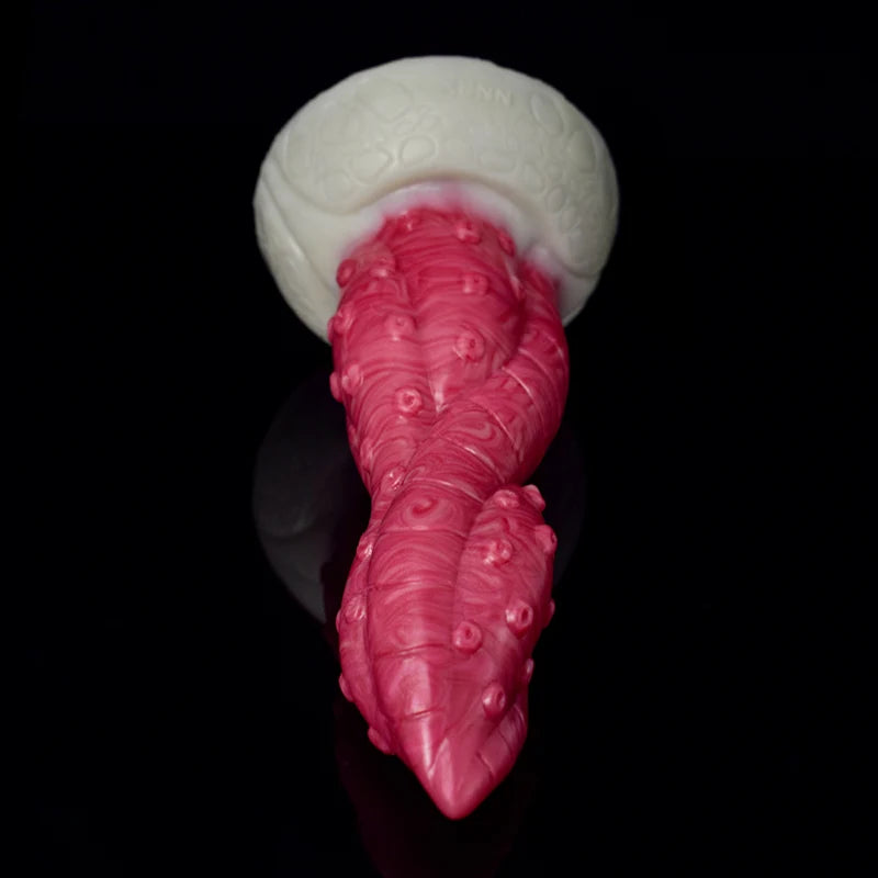 7.67Inch Spiral Shaft Silicone Monster Dildo