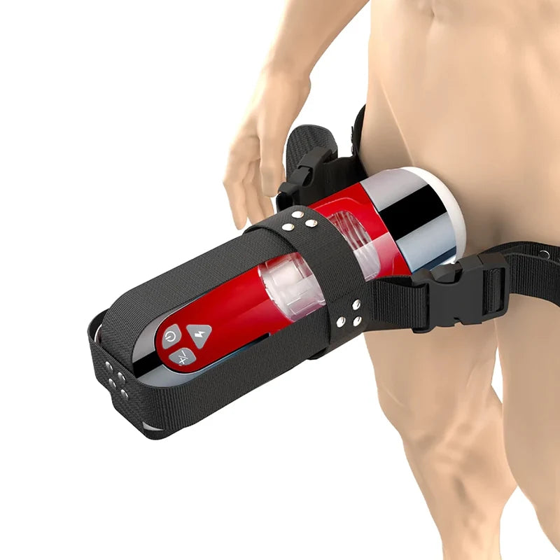 7 Rotating & Thrusting Modes Hands-free Male Stroker Realistic Rotating Stroking Blowjob Machine