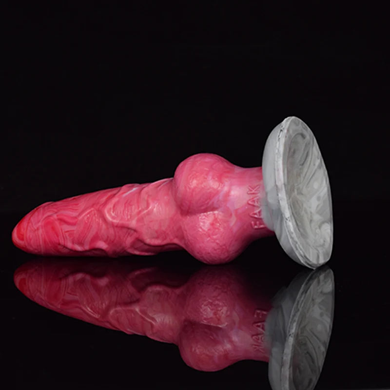 8.15Inch Extra Large Knot Silicone Dog Dildo