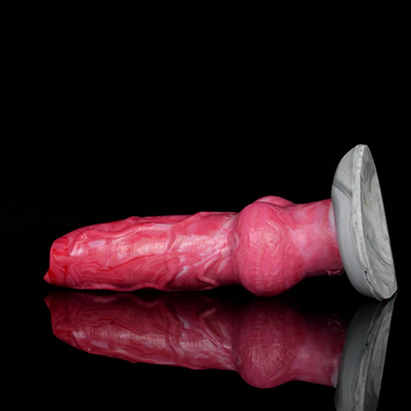 8.15Inch Extra Large Knot Silicone Dog Dildo
