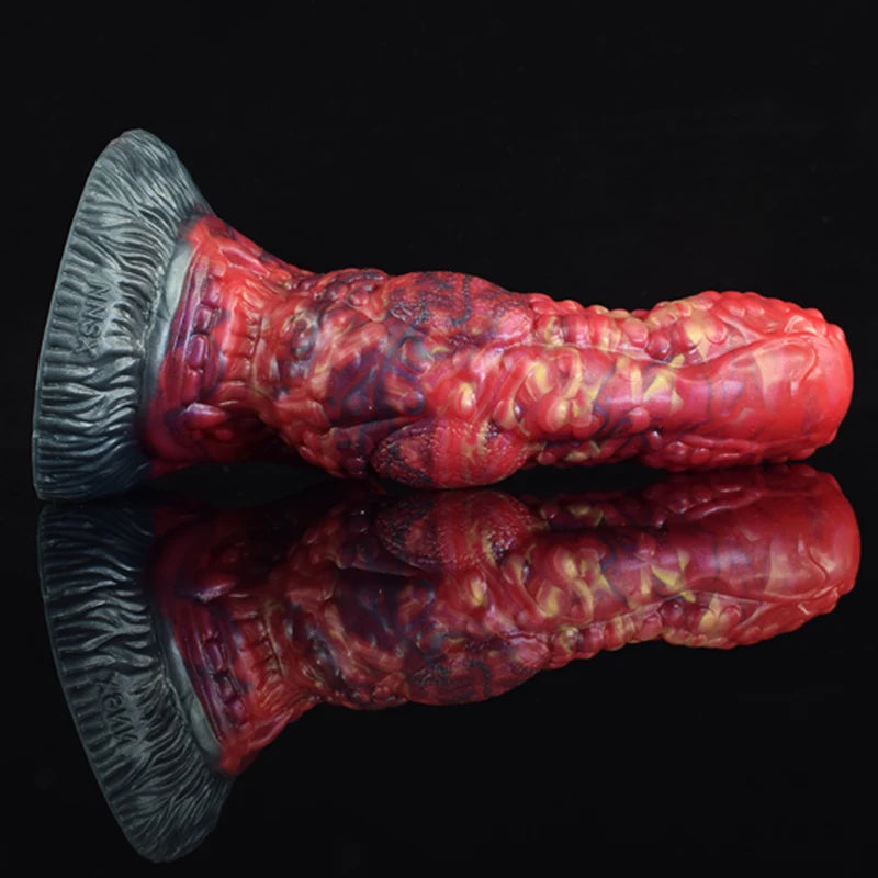 8.1Inch Realistic Large Base Silicone Dragon Dildo