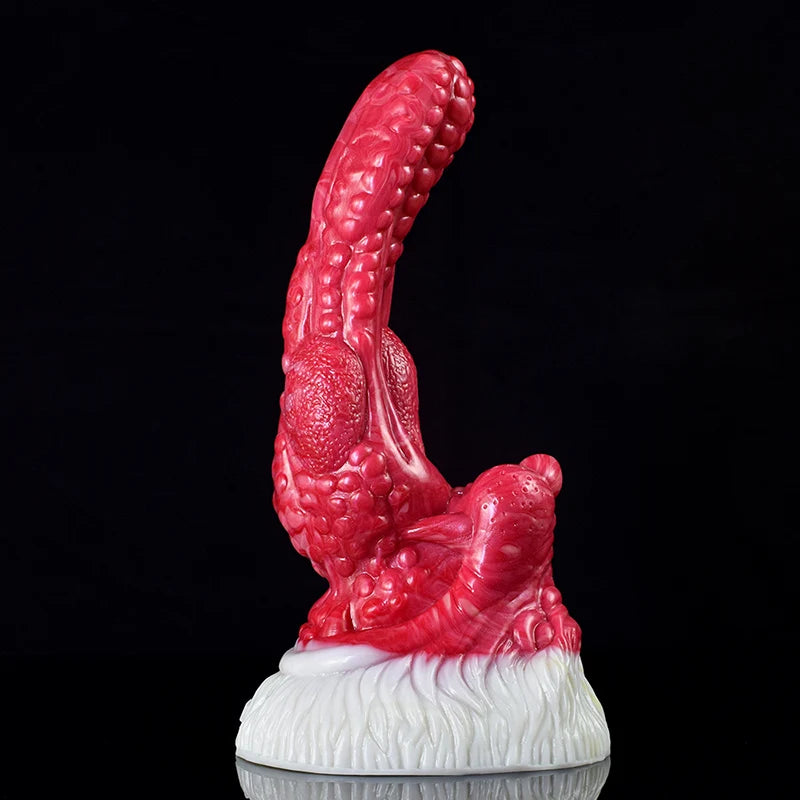 8.1Inch Realistic Large Base Silicone Dragon Dildo