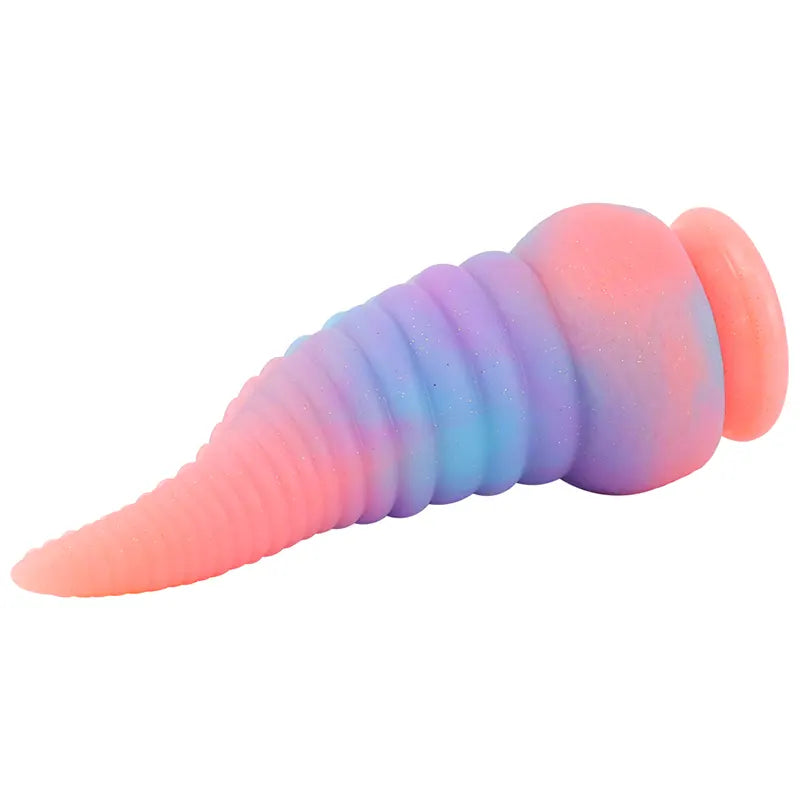 8.26Inch Giant Fantasy Silicone Monster Dildo with Octopus Tentacles - Luminous Glow-In-The-Dark