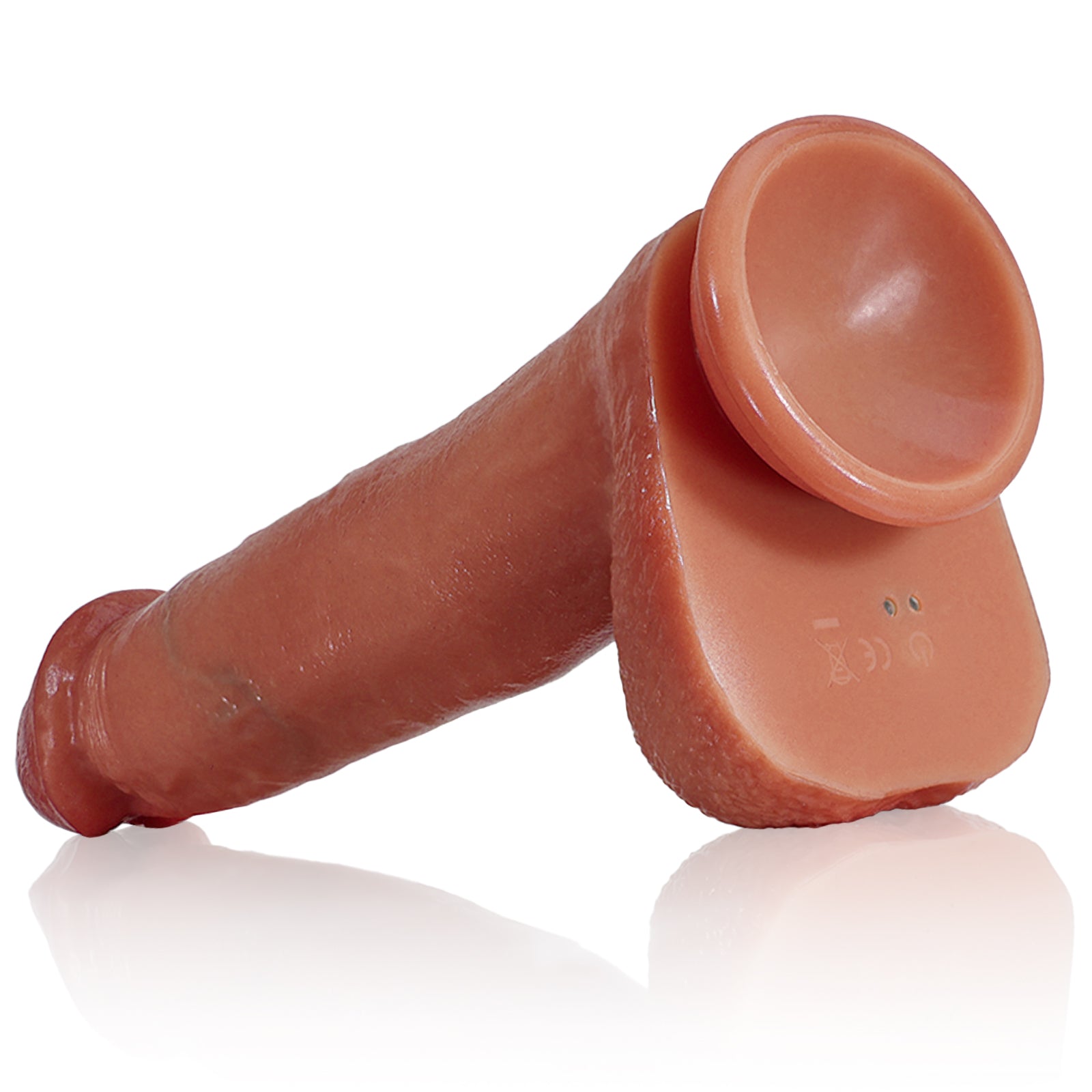 8" 3 Modes Thrusting Realistic Strap On Dildo & Double Vibrating Dildo