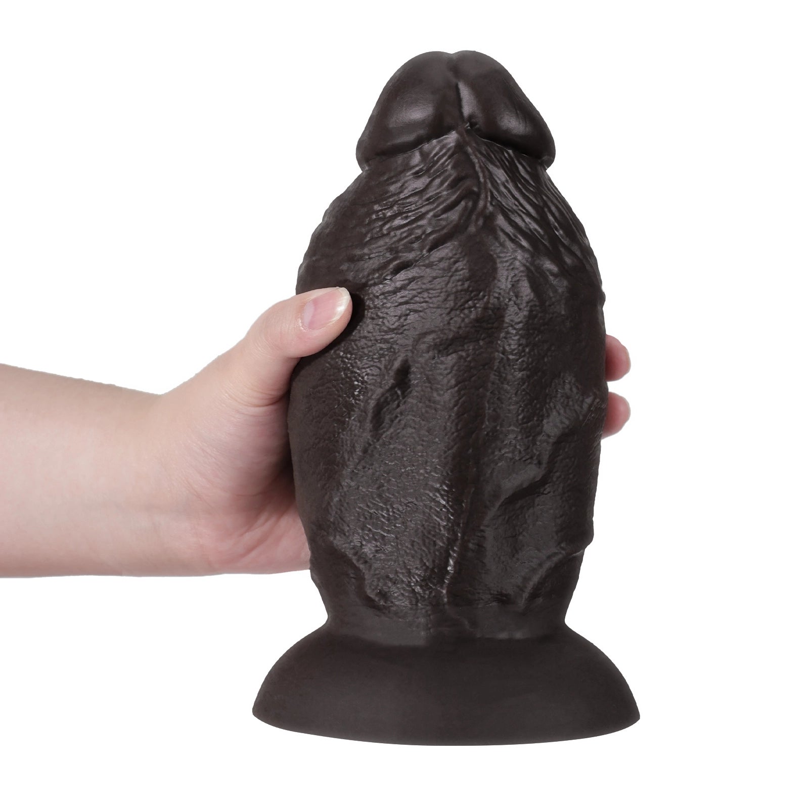 8" Ultra Black Thick Anal Dildo