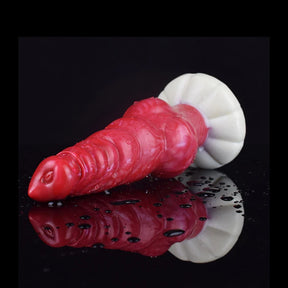 9.05Inch Multi-Knot Pointed Glans Silicone Dog Dildo