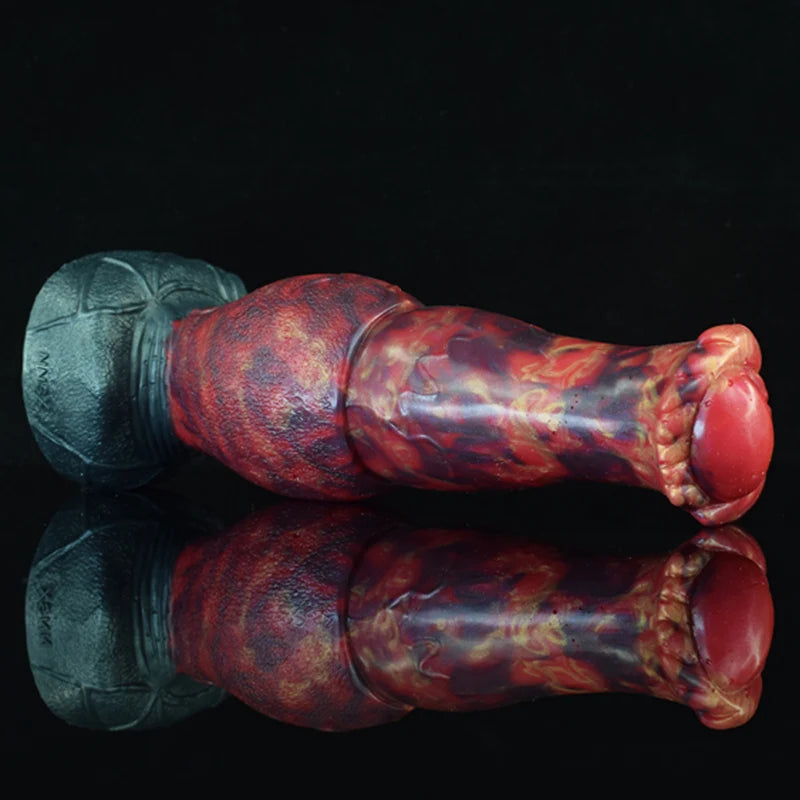 9.2Inch Silicone Dragon Dildo with Realistic Big Knot