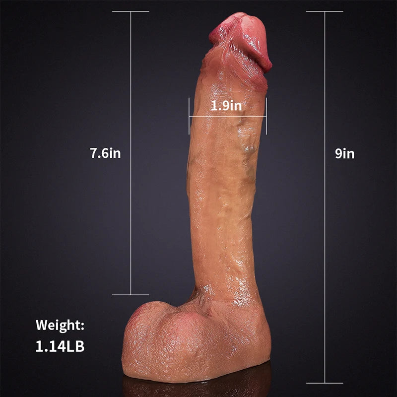 9.44Inch Best Realistic Silicone Dildo