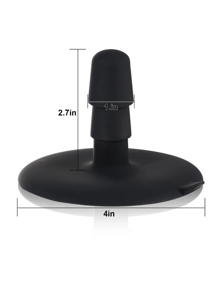 9.4" Sliding Skin Vac-U-Lock Dildo With Moving Balls & Suction Cup