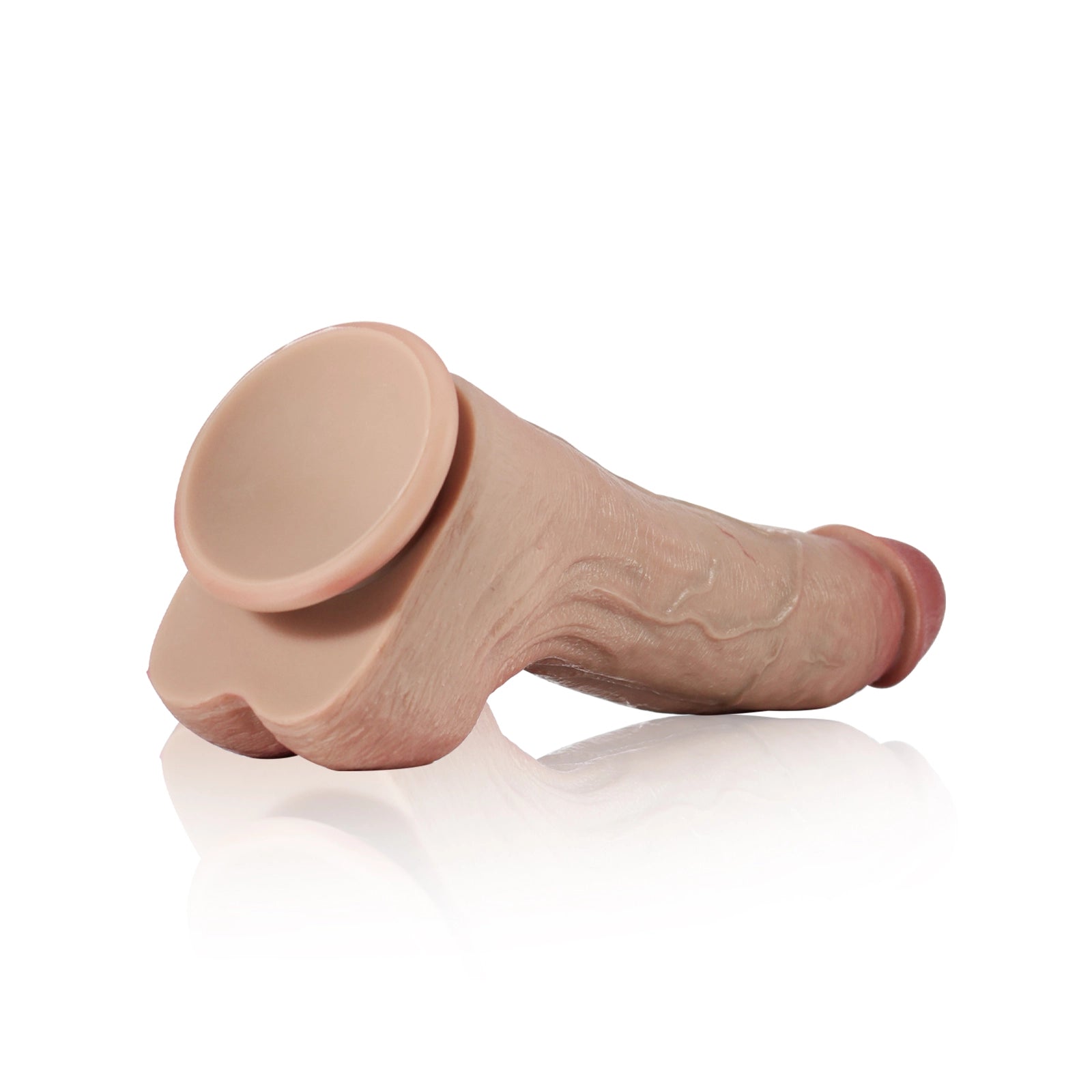 9.5" Ultra Realistic Flesh Silicone G-spot Dildo