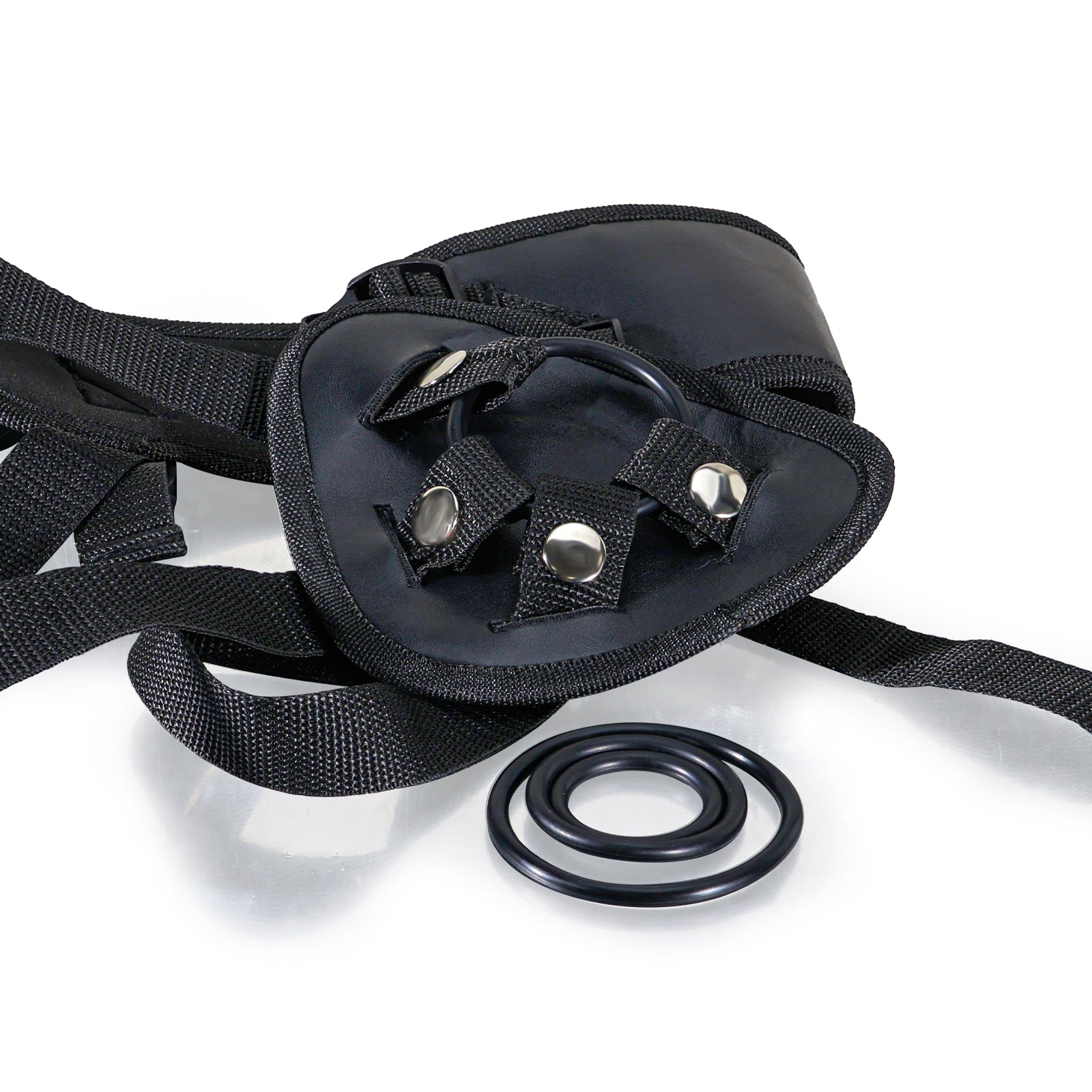 9"  Real Dick Sliding Skin Strap on Dildo With Moving Balls