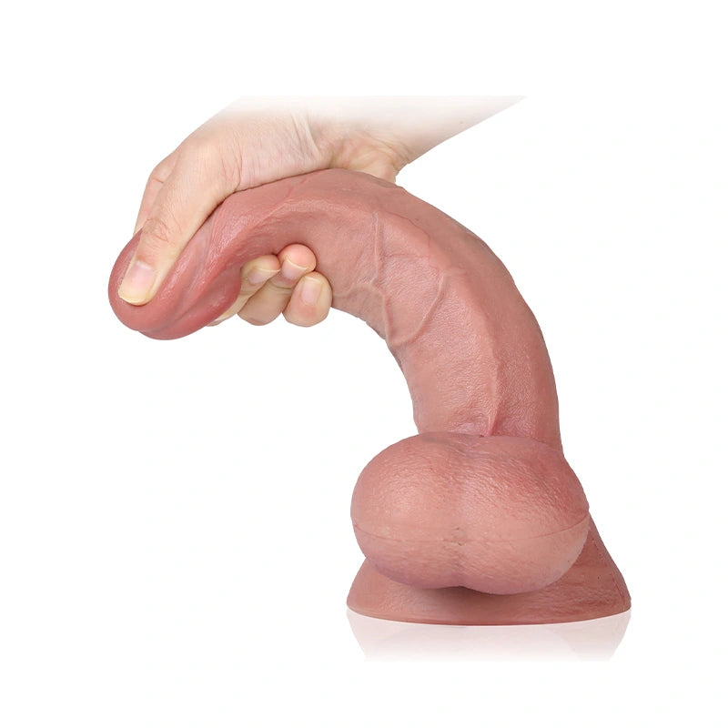 9" Ultra Lifelike Double Layer Silicone Realistic Dildo