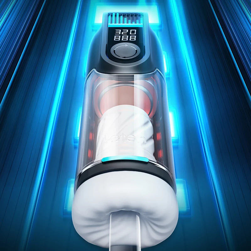 9 Voice & Scene Intelligent Auto Stroker Dual Heated Penis Trainer