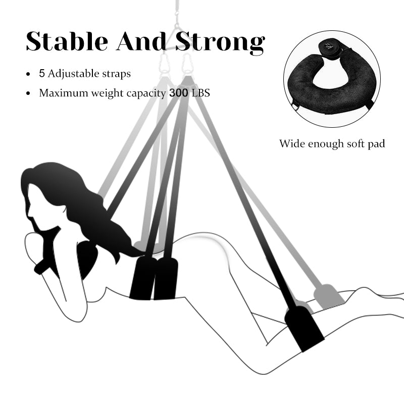 Premium 360 Degree Rotating Adult Sex Swing Set