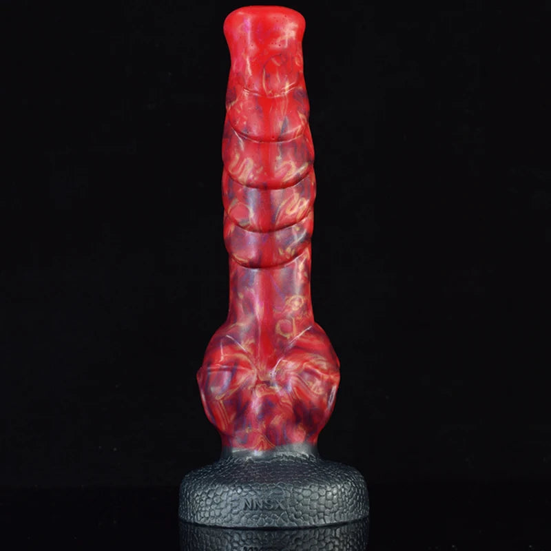 9.4Inch Large Realistic Wolf Dog Knot Dildo