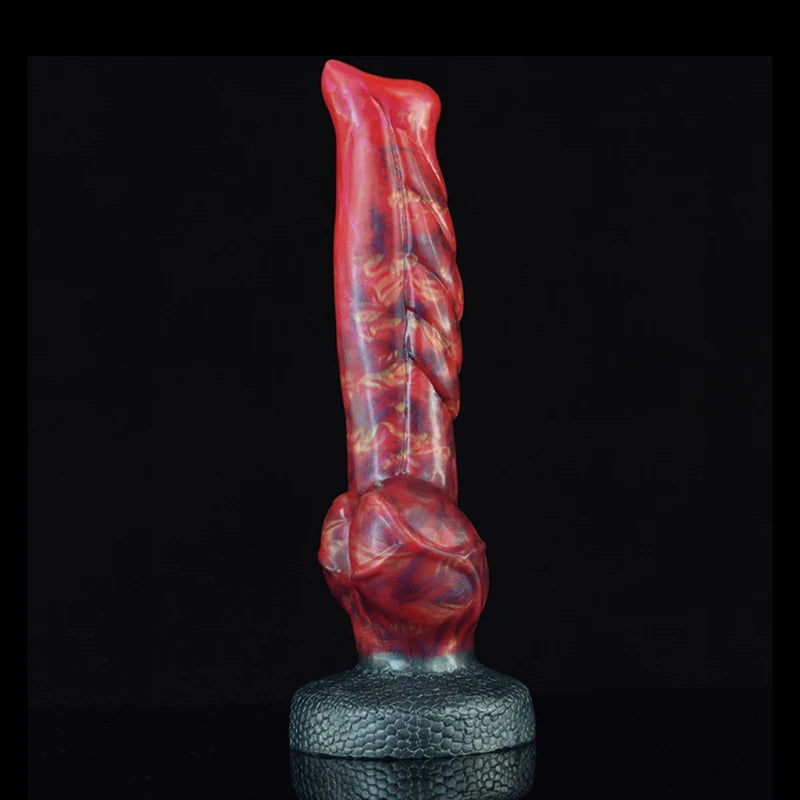 9.4Inch Large Realistic Wolf Dog Knot Dildo