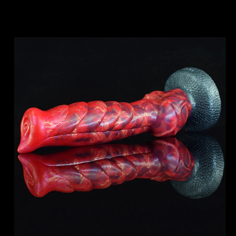 9.4Inch Large Realistic Wolf Dog Knot Dildo