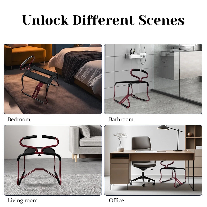 Multifunctional Sex Position Enhancer Chair With Armrests