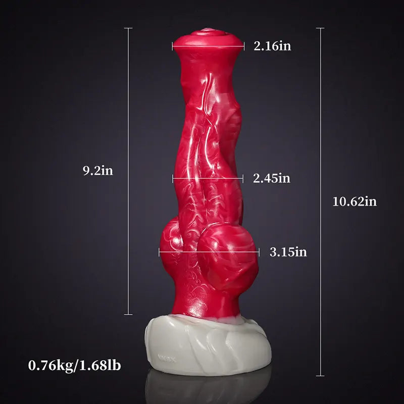 10.62Inch Lifelike Liquid Silicone Big Suction Cup Horse Dildo