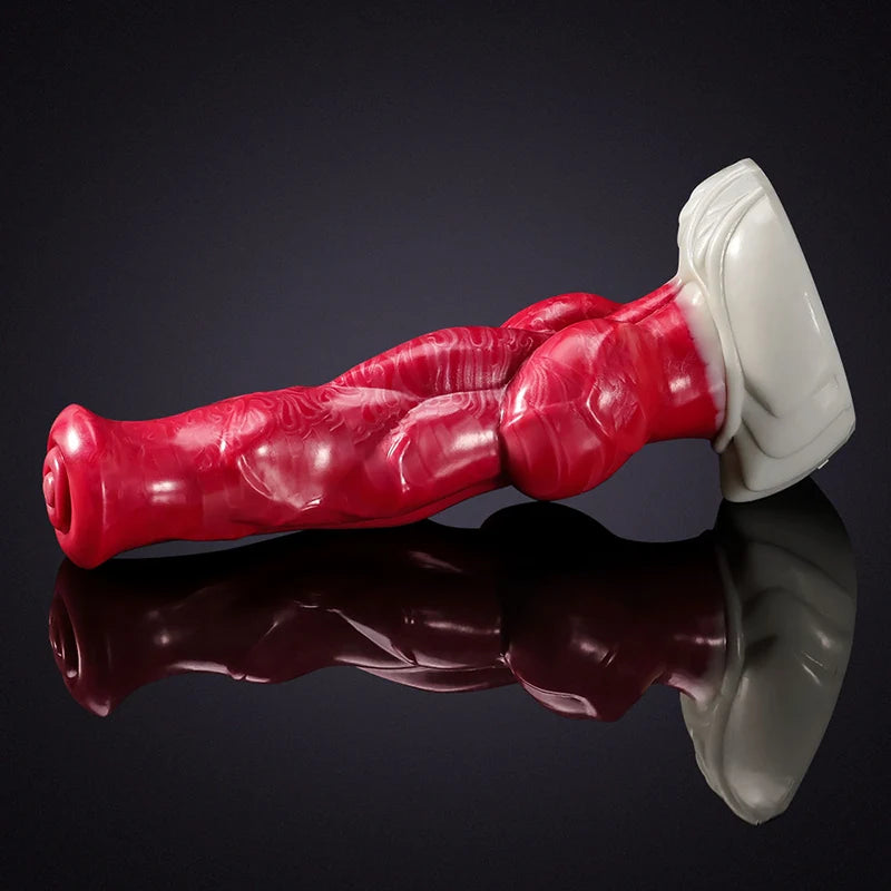 10.62Inch Lifelike Liquid Silicone Big Suction Cup Horse Dildo