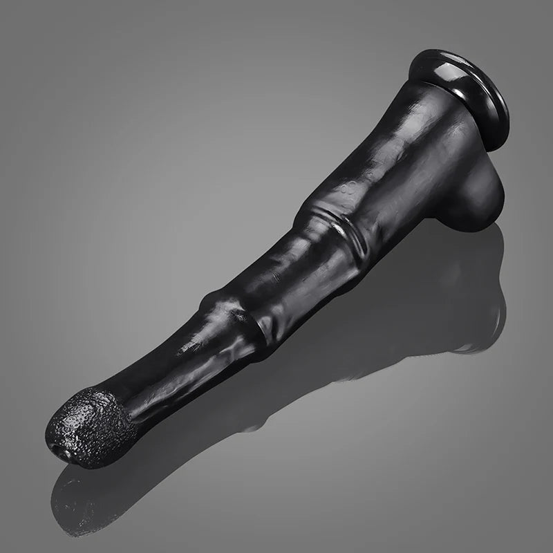 18.5Inch Realistic Extra Long Thick Knot Horse Dildo