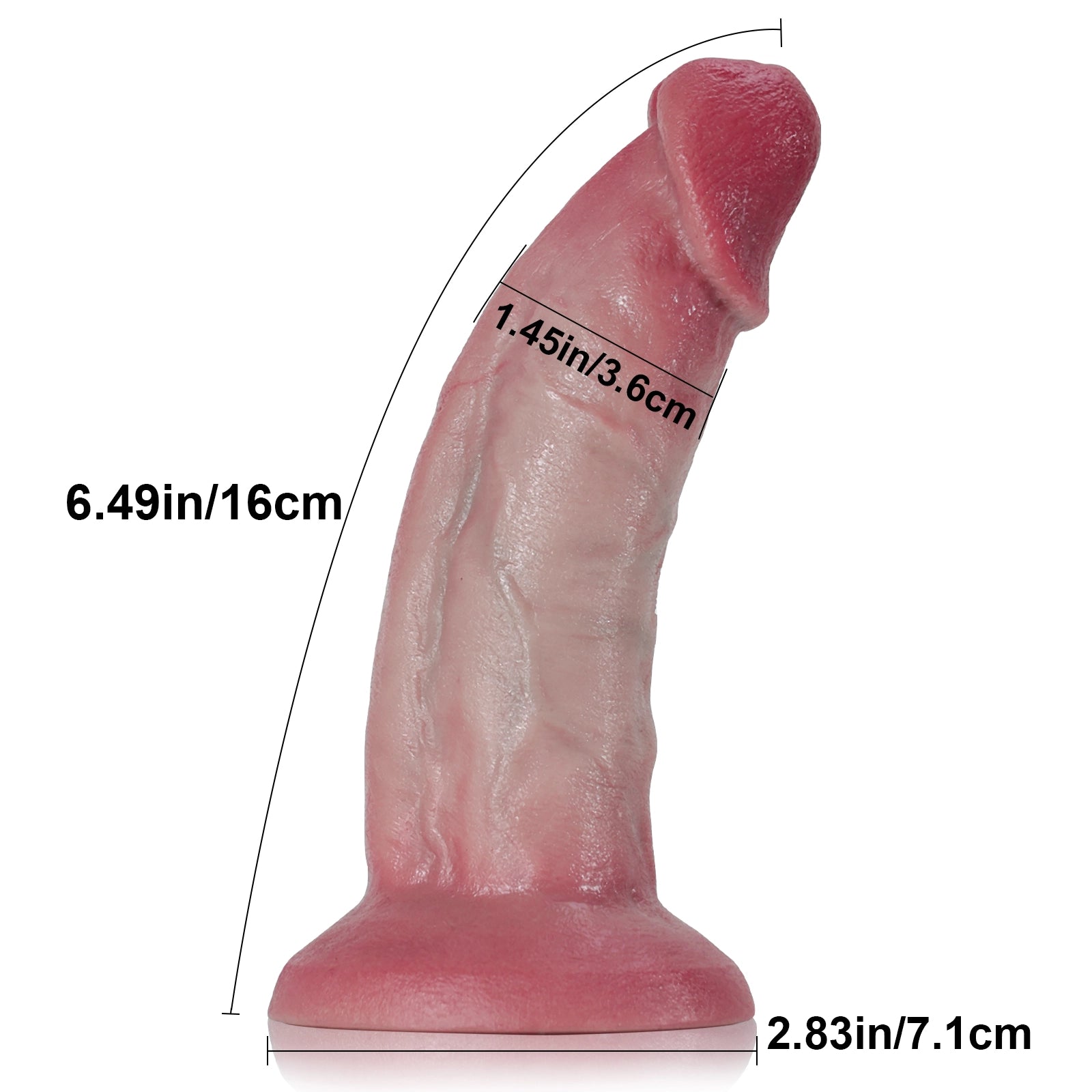 6.49" Beginner Silicone Anal Dildo