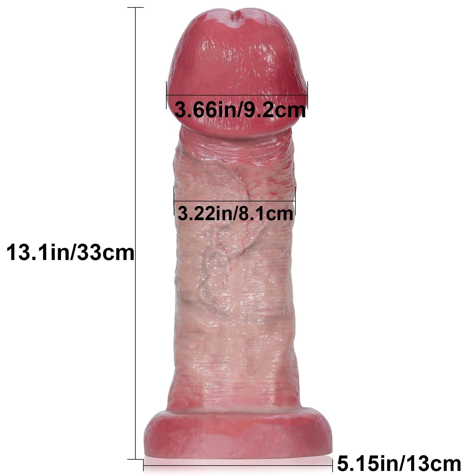 13.1" Extra Large & Thick Silicone Anal Dildo