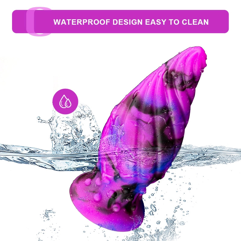 3 Pcs 3 Size Purple Silicone Butt Plug Set