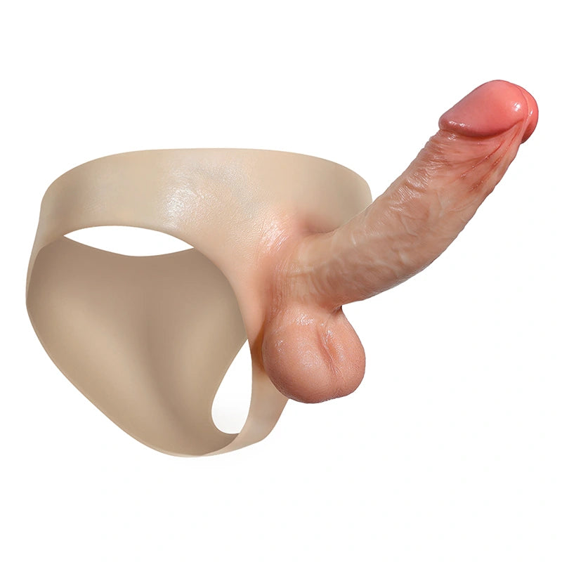 Wearable Dildo Solid Dildo Strap on & Moving Balls