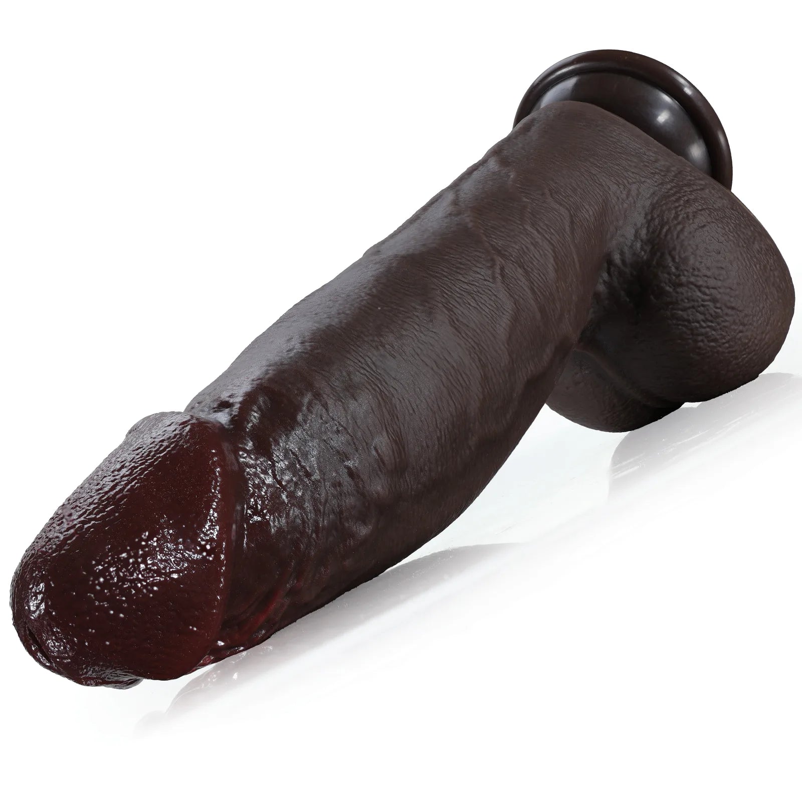 8.6" Silicone Thrusting  Dildo with 3 Modes High Frequency Pulsating