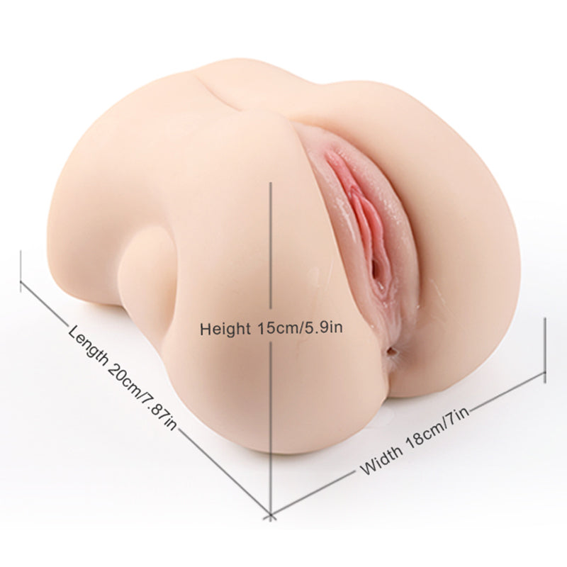 Siren : 6.6LB TPE Dual Channel Pocket Pussy