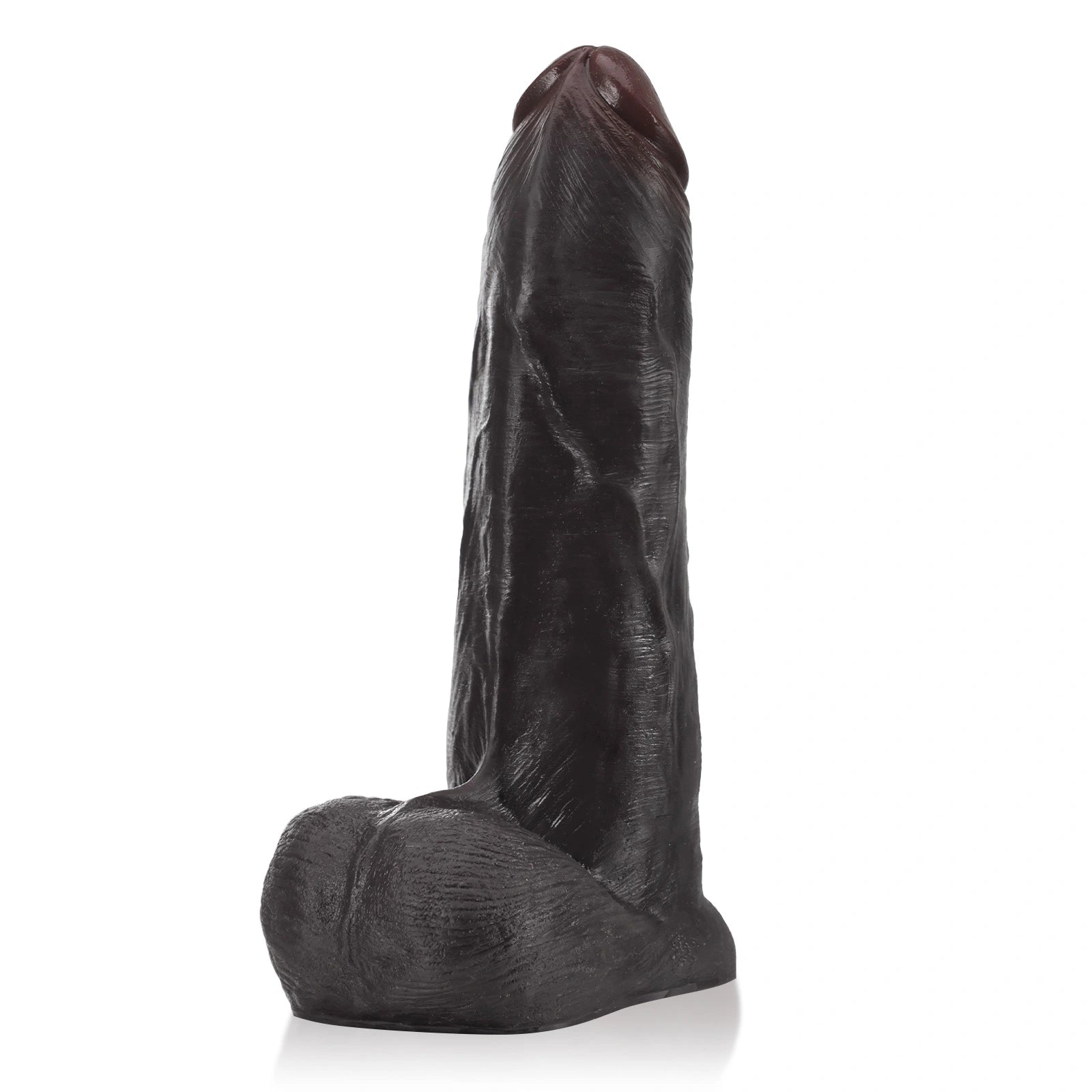 9" Thick Sliding SkinDildo with Moving Balls & Vac-U-Lock Suction Cup