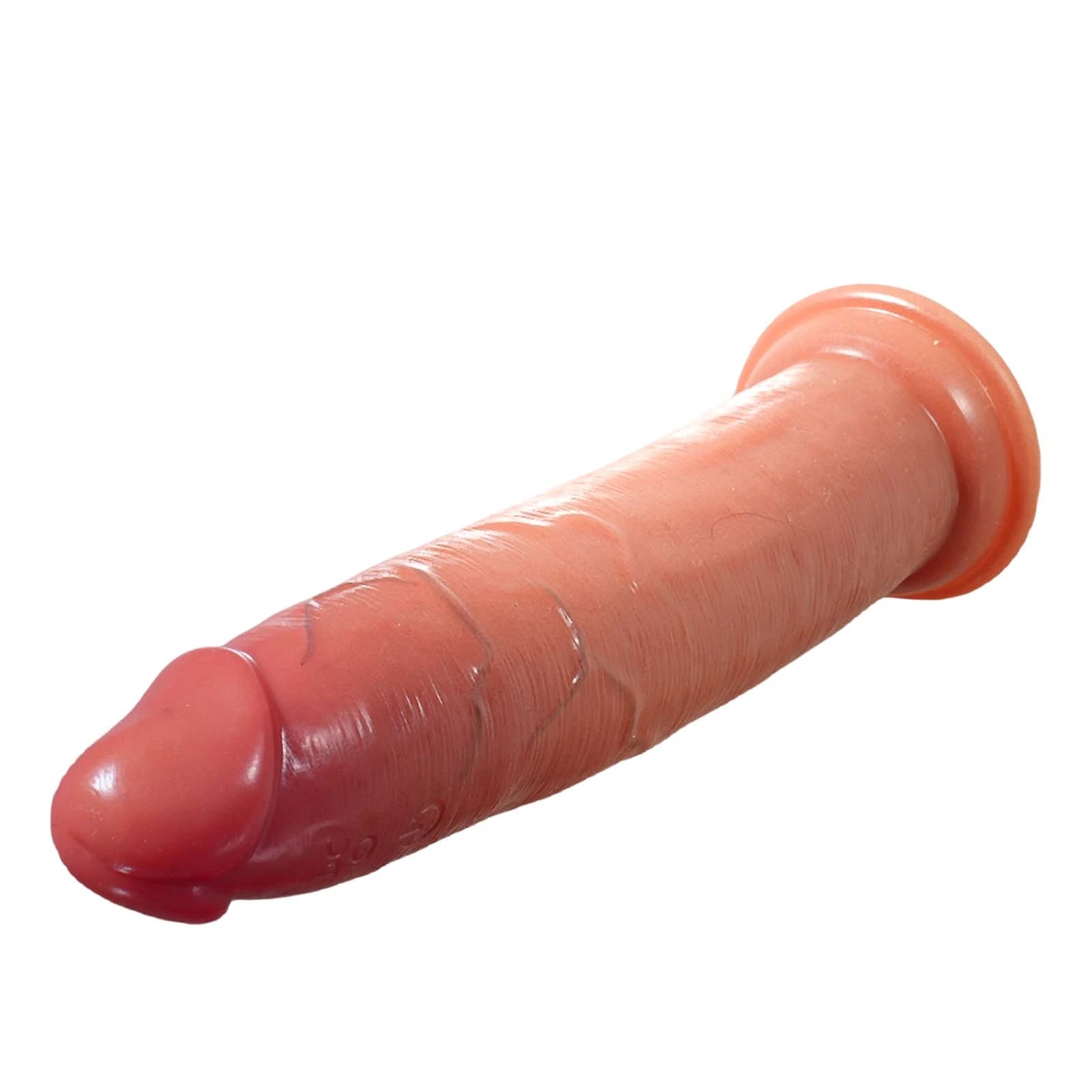8"-9.5" Sliding Skin Silicone Vibration Anal Dildo - 3 Sizes