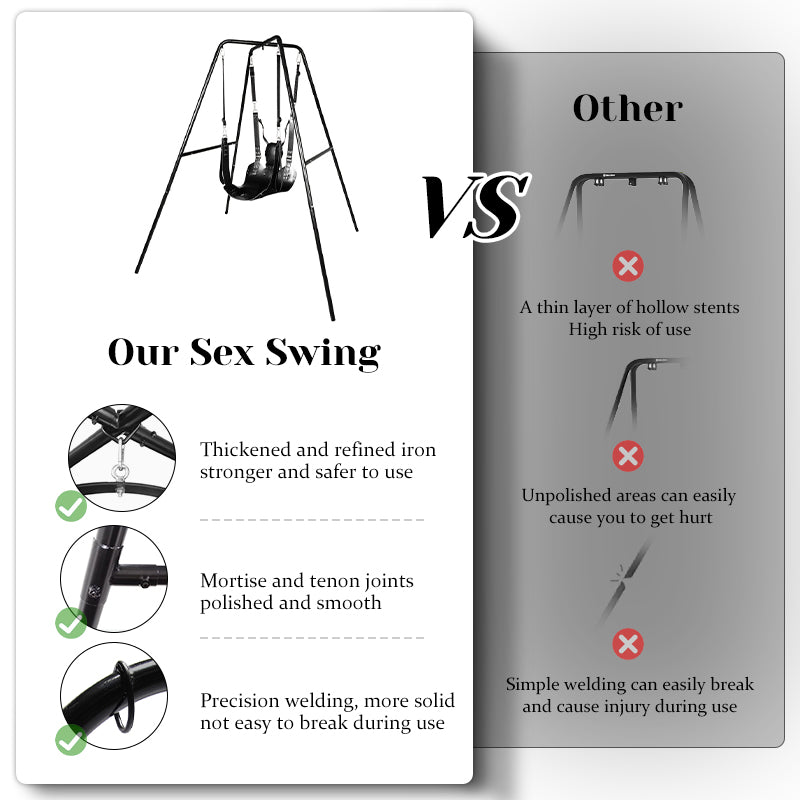 Holds 400lbs Ultimate Sex Swing Stand Set For Couples