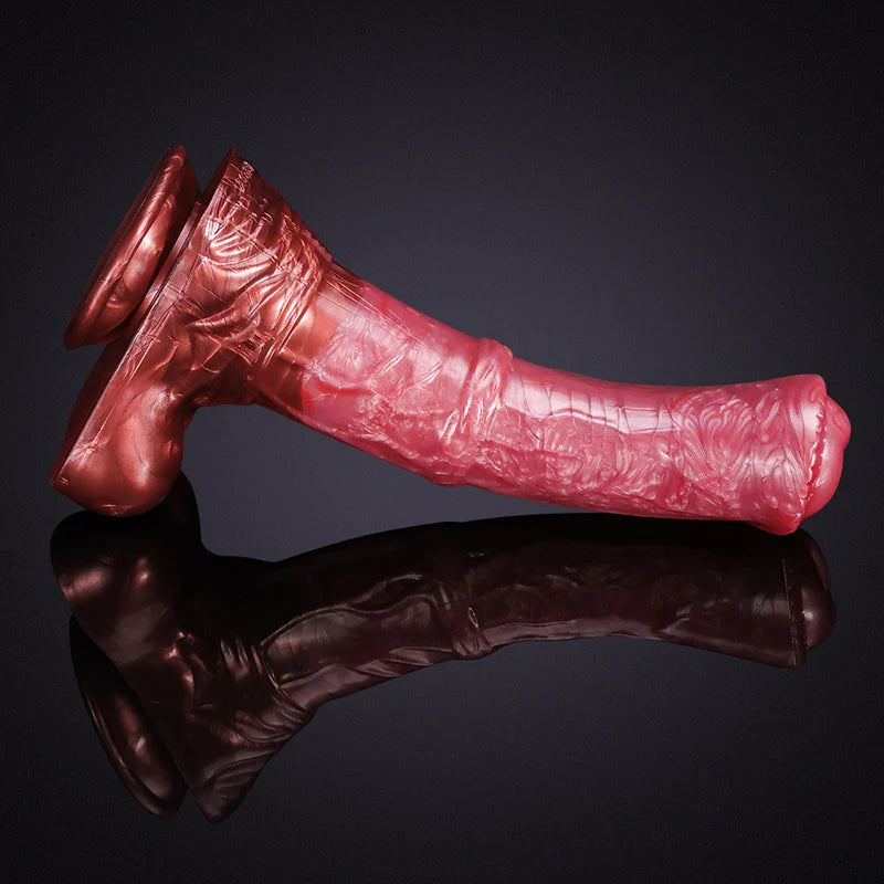 11.02Inch Ultra Realistic Silicone Horse Dildo With Testiqules