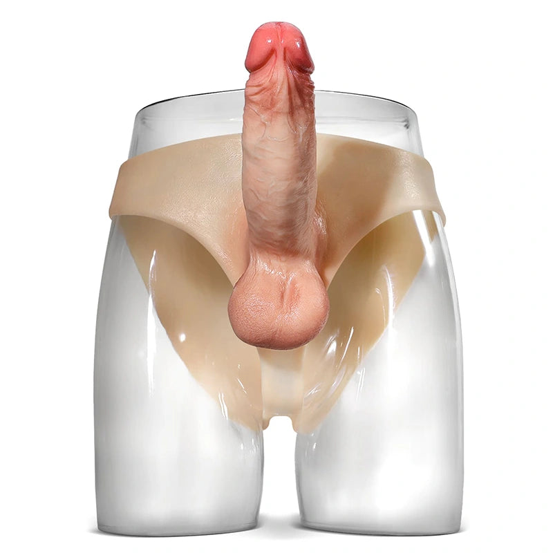 Wearable Hollow Dildo Strap on & Moving Balls