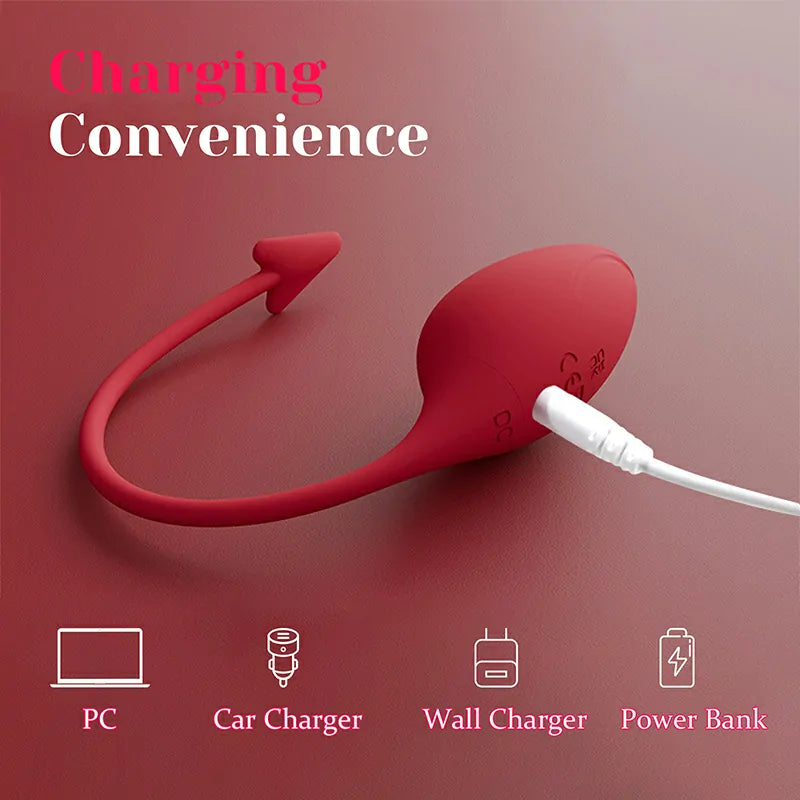 App Controlled Vibrator with 9 Powerful Vibrating Stimulation