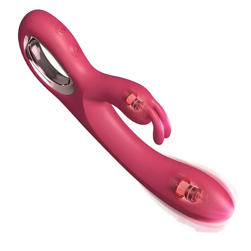 10 Powerful Vibrating Tapping Silicone Rabbit Vibrator