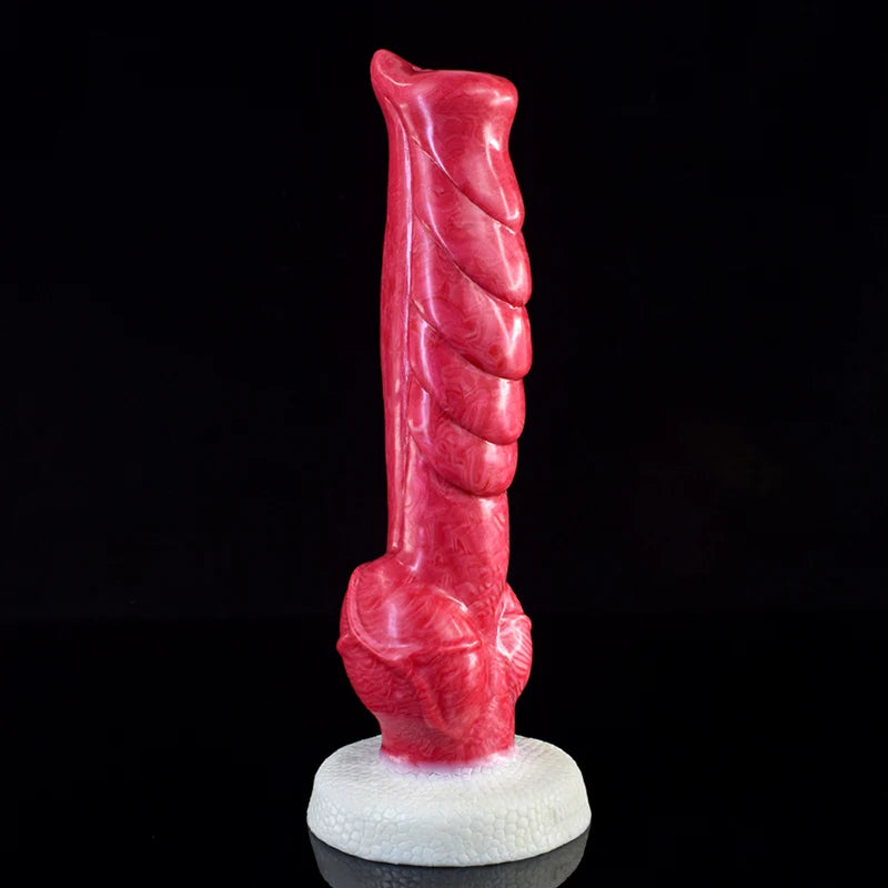 9.4Inch Large Realistic Wolf Dog Knot Dildo