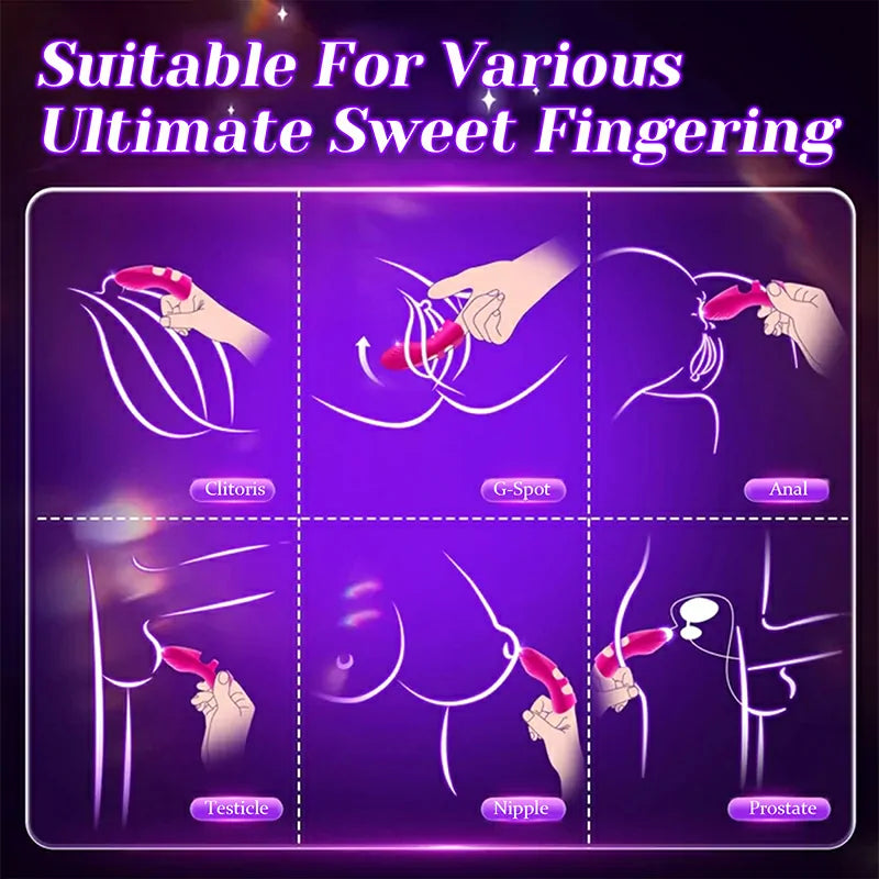 10 Vibration Mode Small Finger Vibrator