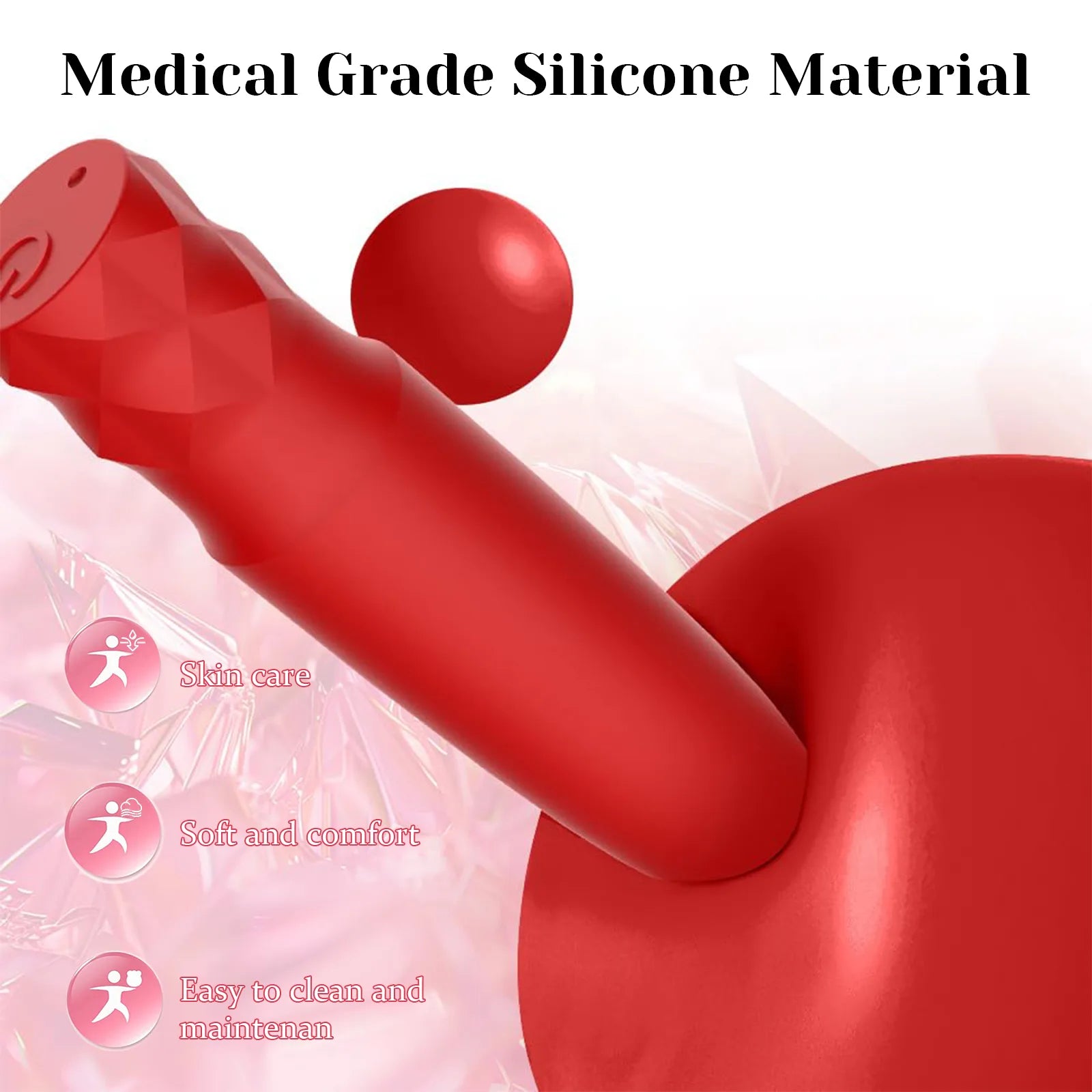 Lipstick Bullet Vibrator 10 Vibration Fast Rechargeable