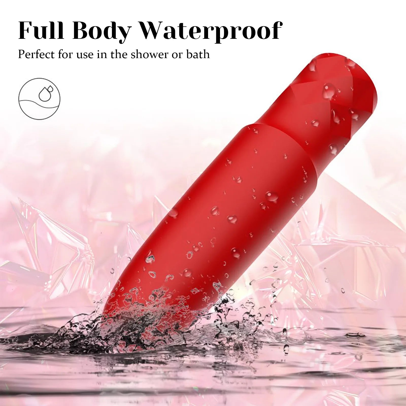 Lipstick Bullet Vibrator 10 Vibration Fast Rechargeable