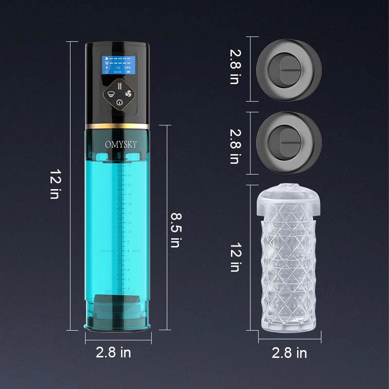 2 in 1 Automatic Male Masturbator Licking Vibrating Cup Penis Pump
